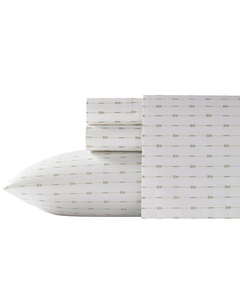 Pineapple Pinstripe 4-Piece Queen Sheet Set - Tommy Bahama Beach & Home