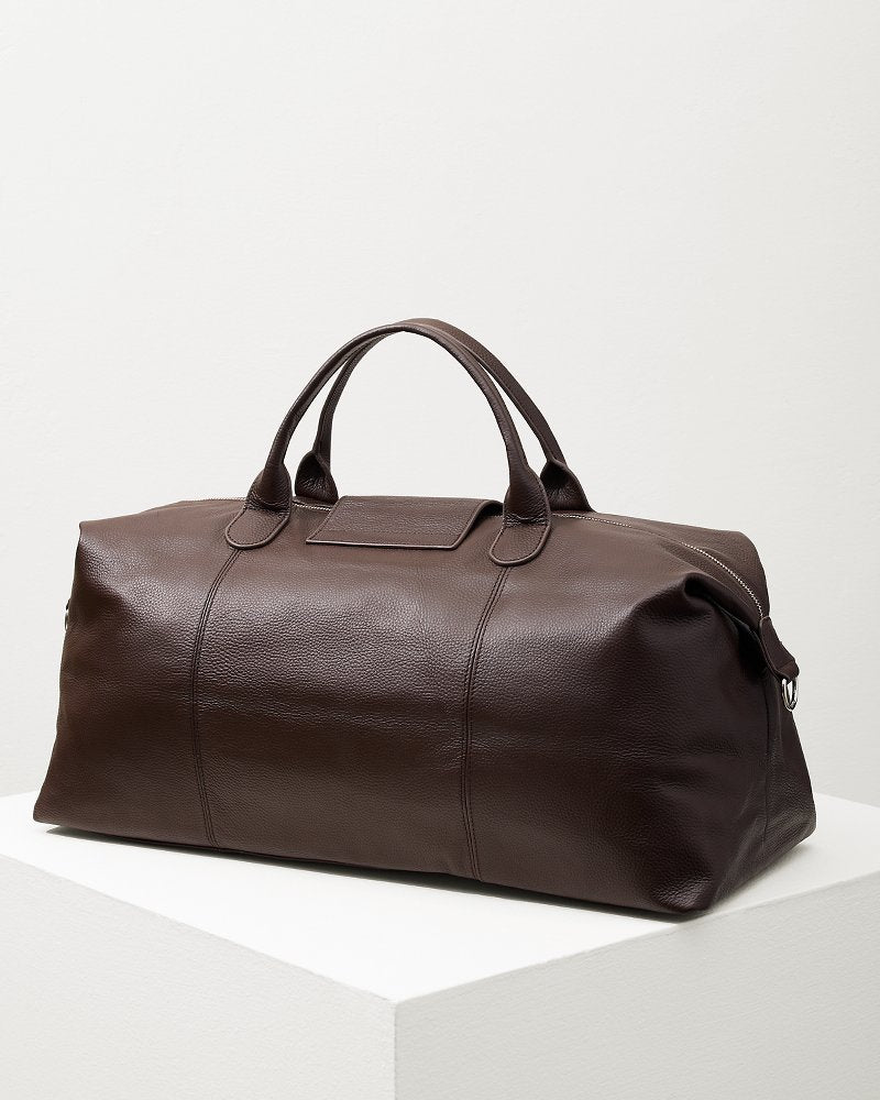 Stanford Brown Leather Duffel Bag - Tommy Bahama Men|Beach & Home