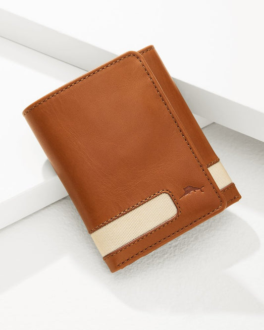 Nylon Inlay Trifold Wallet - Tommy Bahama Men
