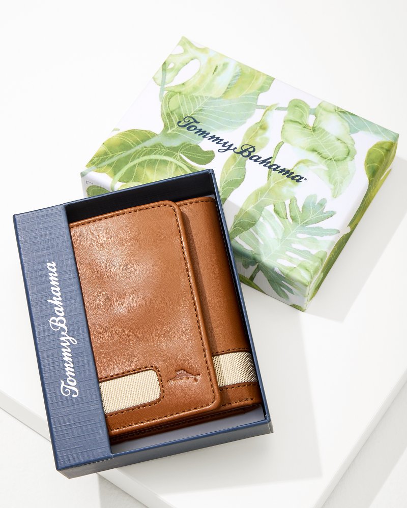 Nylon Inlay Trifold Wallet - Tommy Bahama Men