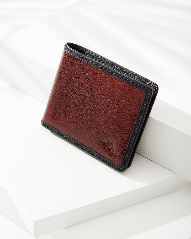 Contrast Binding Slimfold Wallet - Tommy Bahama Men