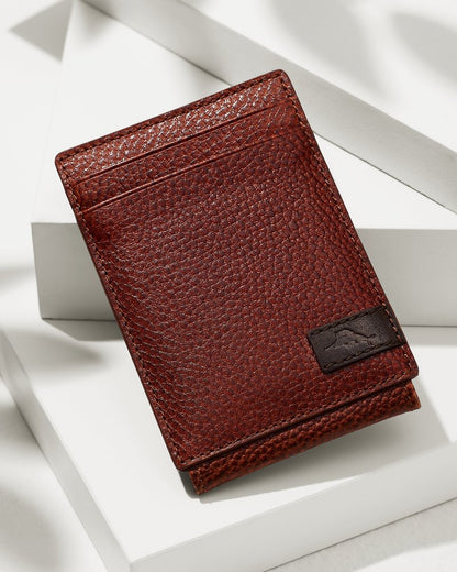 Scotchgrain Leather Magnetic Front Pocket Wallet - Tommy Bahama Men