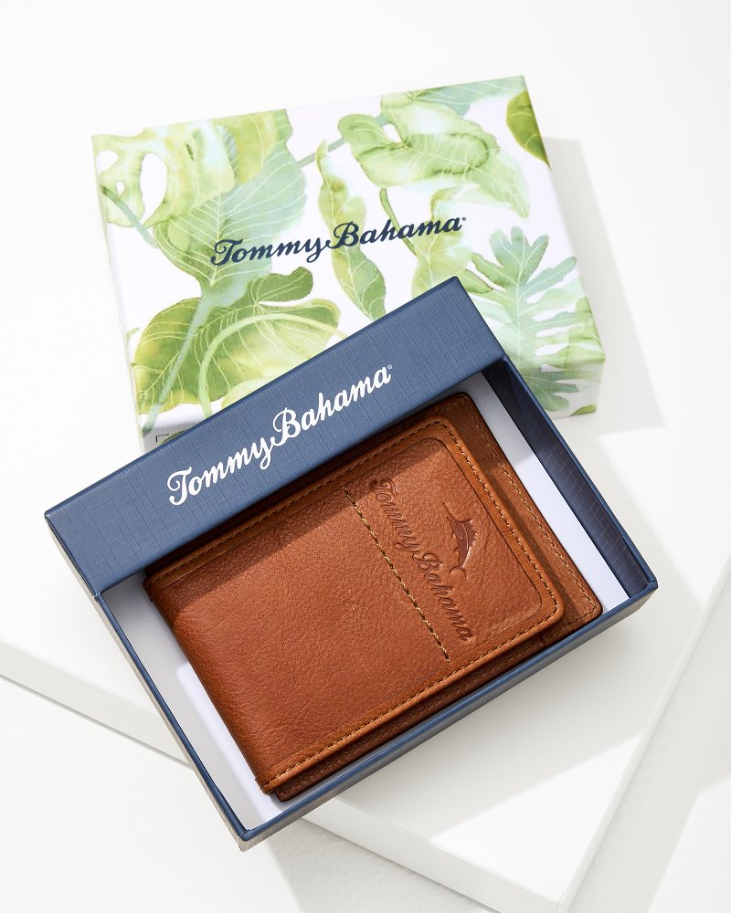 Crunch Wide Magnetic Wallet - Tommy Bahama Men