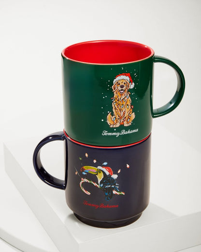 Huladay Retriever Stackable Mug - Tommy Bahama Beach & Home