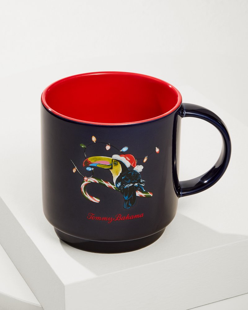 Santa's Toucan Stackable Mug - Tommy Bahama Beach & Home