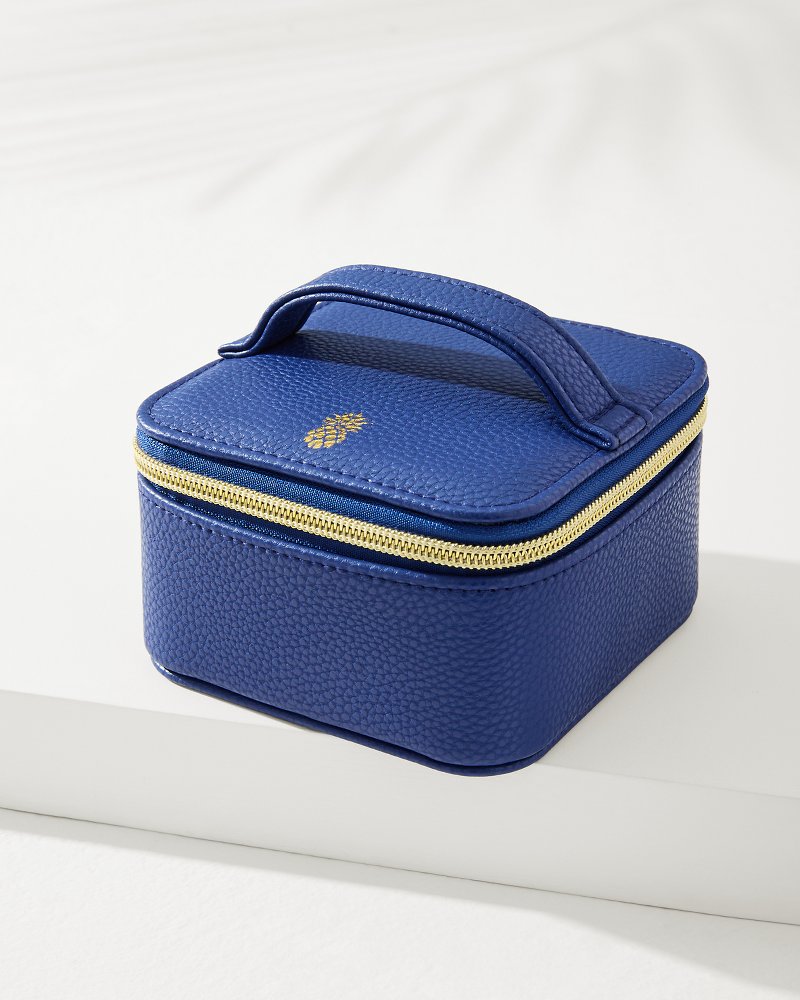 Leah Navy Travel Jewelry Case With Pouch - Tommy Bahama Women|Beach & Home
