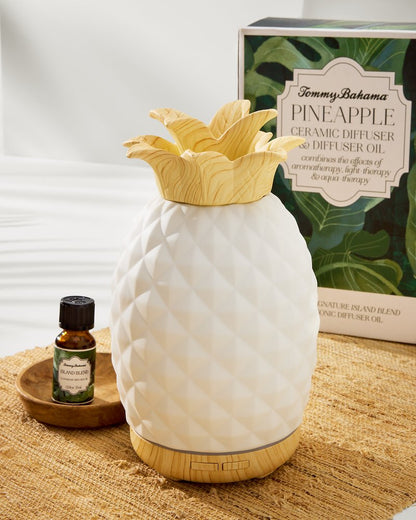 Island Blend Ceramic Pineapple Diffuser - Tommy Bahama Beach & Home