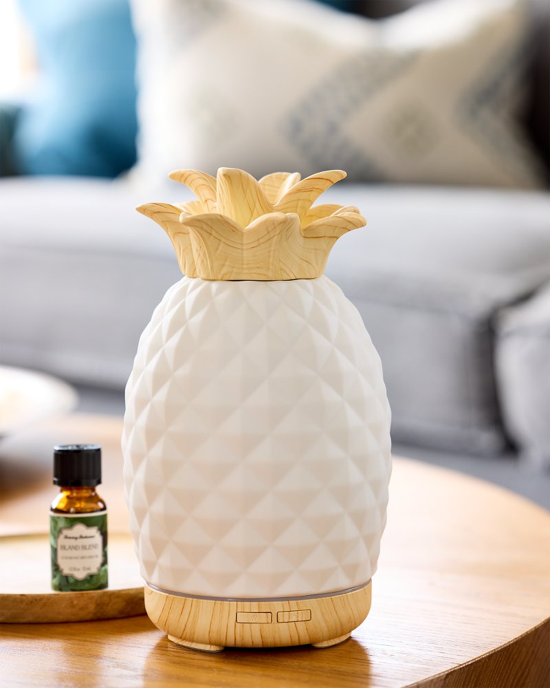 Island Blend Ceramic Pineapple Diffuser - Tommy Bahama Beach & Home