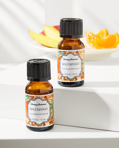 Maui Mango Ceramic Pineapple Diffuser Oil Refill Set - Tommy Bahama Beach & Home