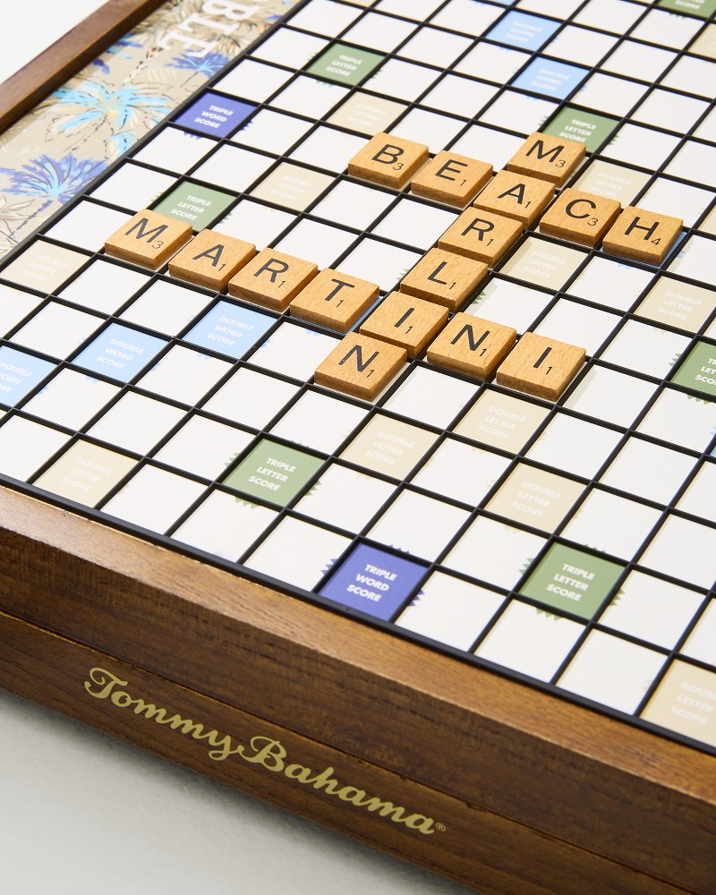Tommy Bahama Deluxe Scrabble Board Game - Tommy Bahama Beach & Home