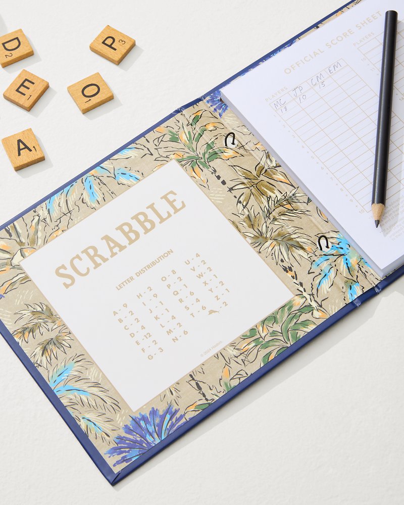 Tommy Bahama Deluxe Scrabble Board Game - Tommy Bahama Beach & Home