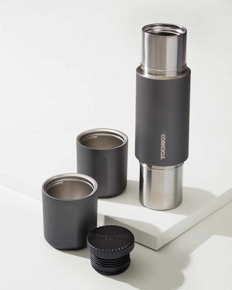 Corkcicle® 36-oz. Travel Thermos With Built-In Cups - Tommy Bahama Beach & Home