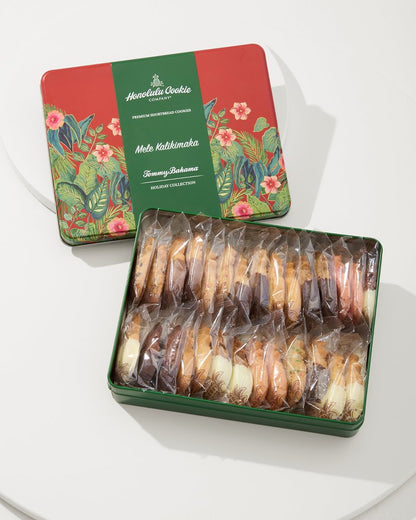 Tommy Bahama x Honolulu Cookie Company® Mele Kalikimaka Gift Tin - Tommy Bahama Beach & Home