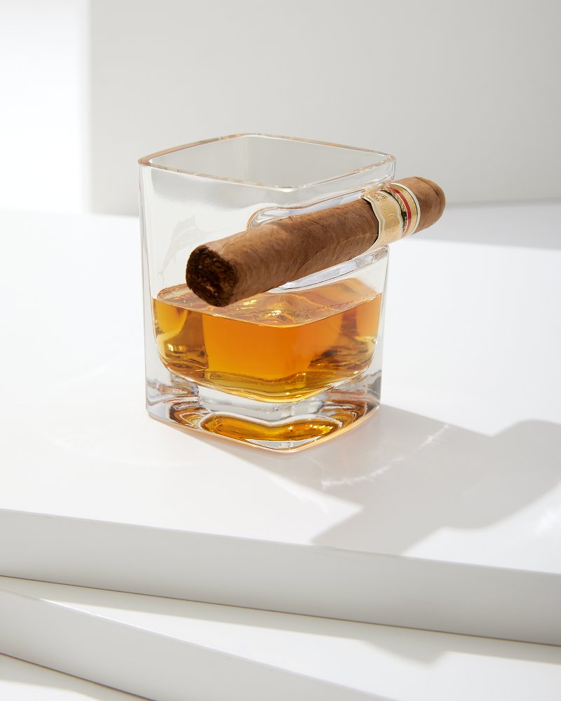 Etched Marlin Corkcicle® Cigar Glass - Tommy Bahama Beach & Home