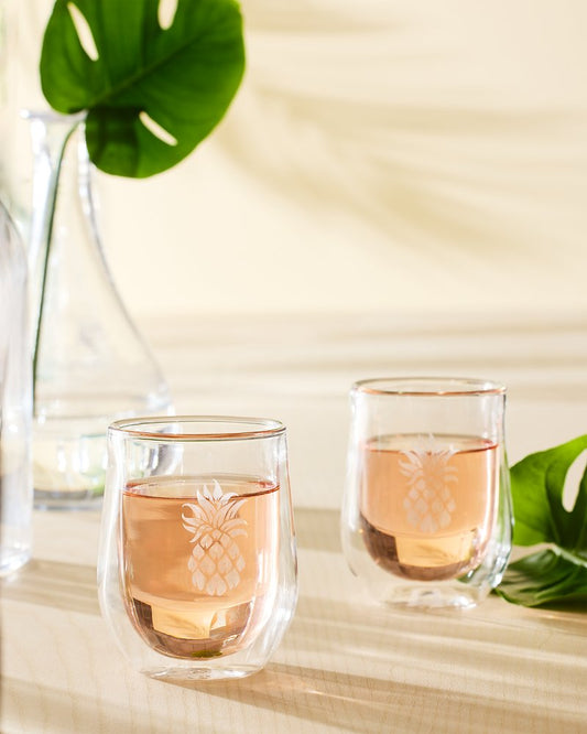 Corkcicle® Stemless Wine Glass - Set of 2 - Tommy Bahama Beach & Home