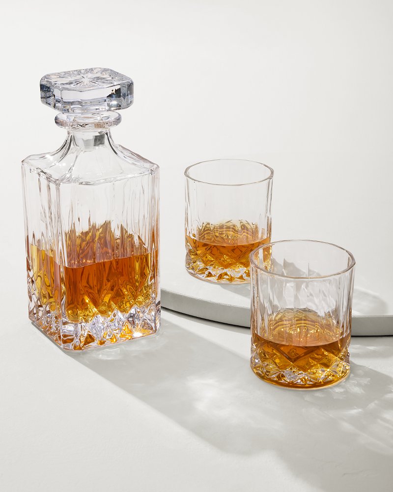 Viski® Admiral Decanter 3-Piece Set - Tommy Bahama Beach & Home
