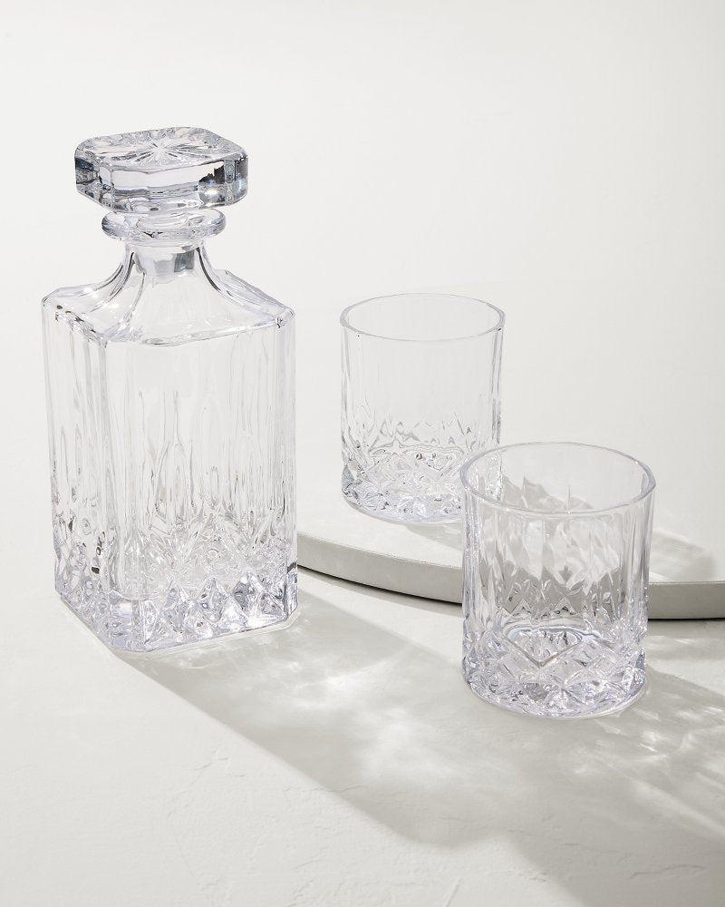 Viski® Admiral Decanter 3-Piece Set - Tommy Bahama Beach & Home