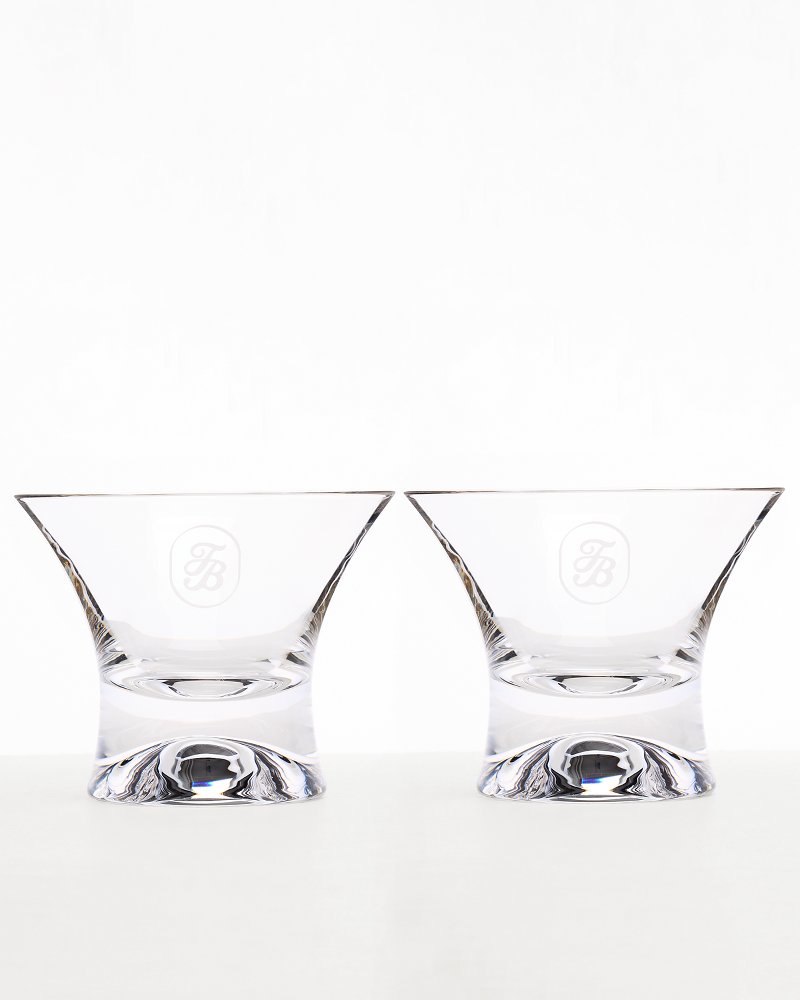 Tommy Bahama Crystal Manhattan Glasses - Tommy Bahama Beach & Home