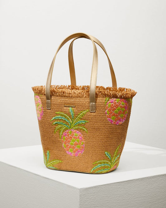 Flamingo Pineapple Straw Tote - Tommy Bahama Women|Beach & Home