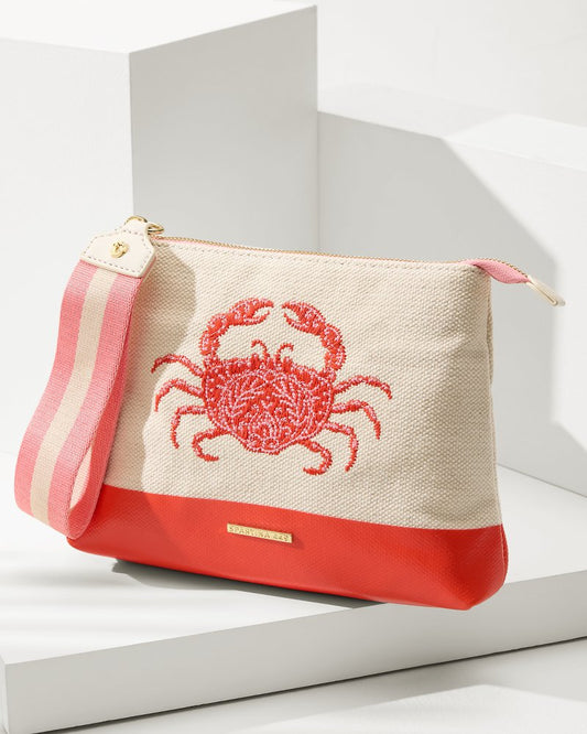 Embroidered Red Crab Carina Wristlet - Tommy Bahama Women