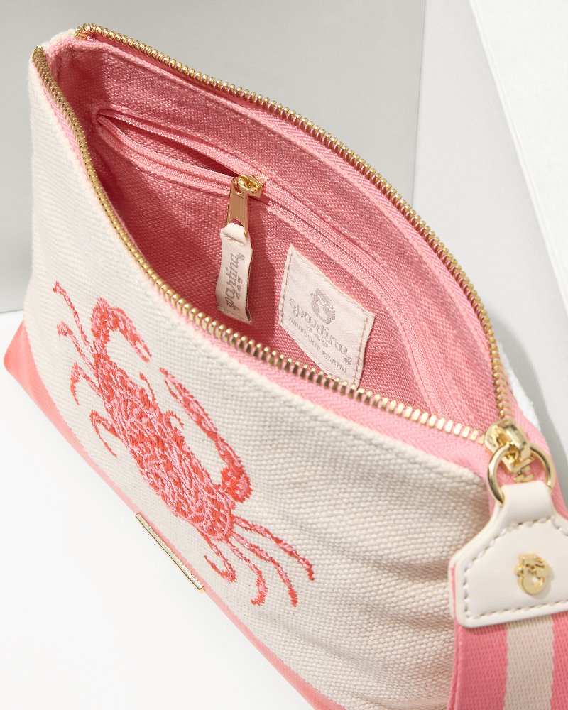 Embroidered Red Crab Carina Wristlet - Tommy Bahama Women