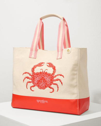 Embroidered Red Crab Beach Tote - Tommy Bahama Women|Beach & Home