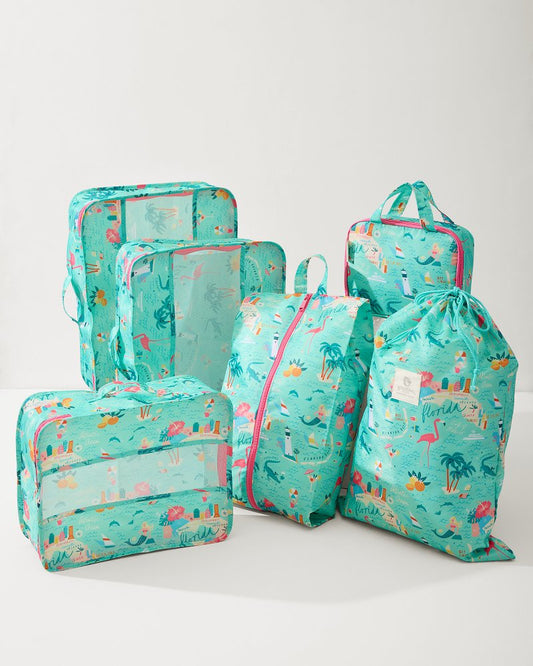 Greetings from Florida Packing Cube 6-Piece Set - Tommy Bahama Women|Beach & Home