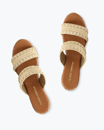 André Assous Nolita Raffia Wedge Sandals - Tommy Bahama Women