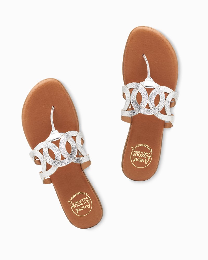 André Assous Nature Featherweights™ Metallic Sandals - Tommy Bahama Women