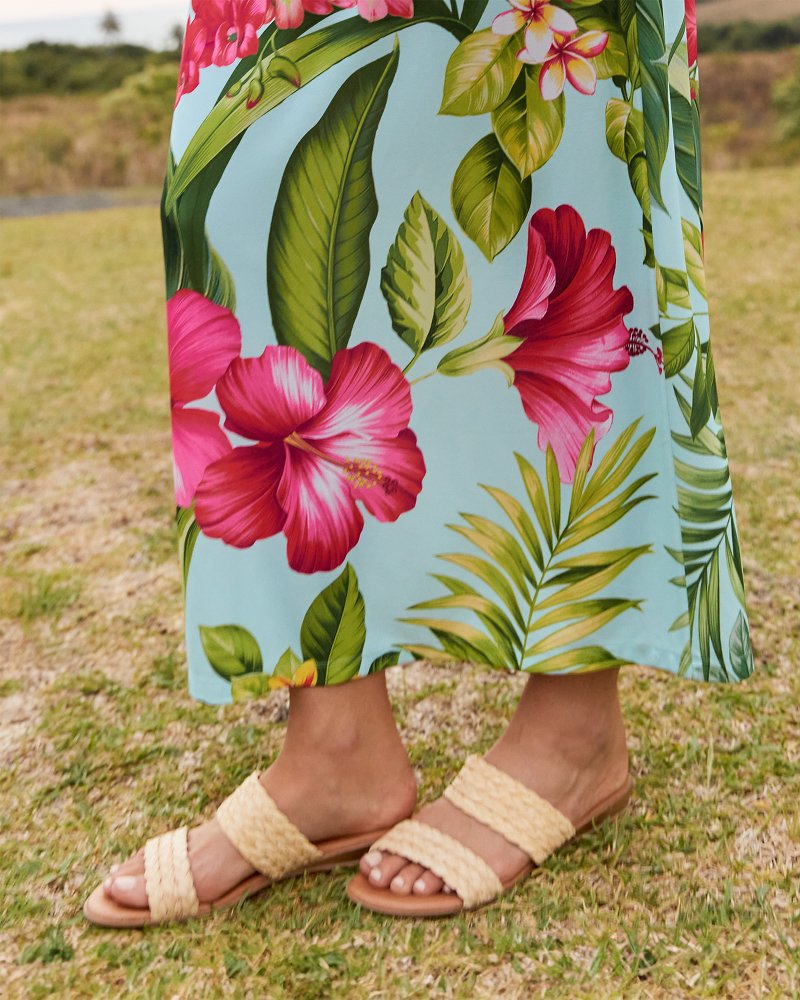 André Assous Narice Featherweights™ Raffia Sandals - Tommy Bahama Women