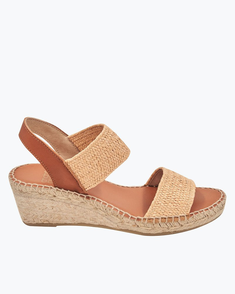 André Assous Aviana Stretch Espadrille Wedge Sandals - Tommy Bahama Women