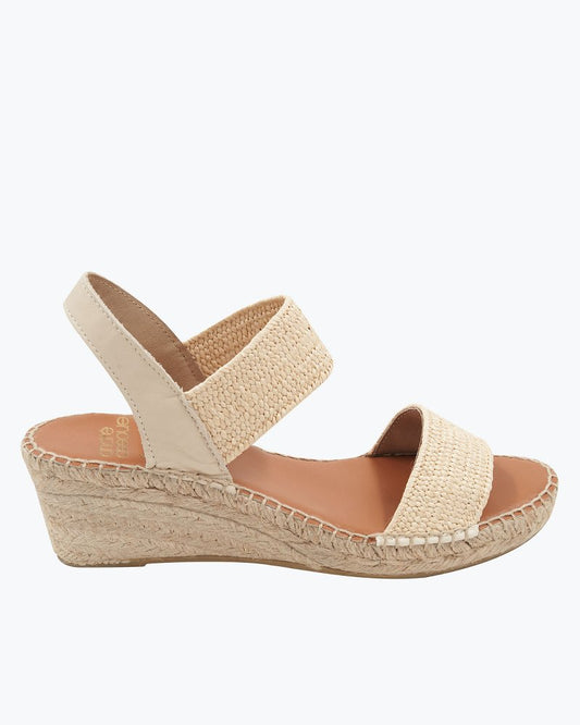 André Assous Aviana Stretch Espadrille Wedge Sandals - Tommy Bahama Women
