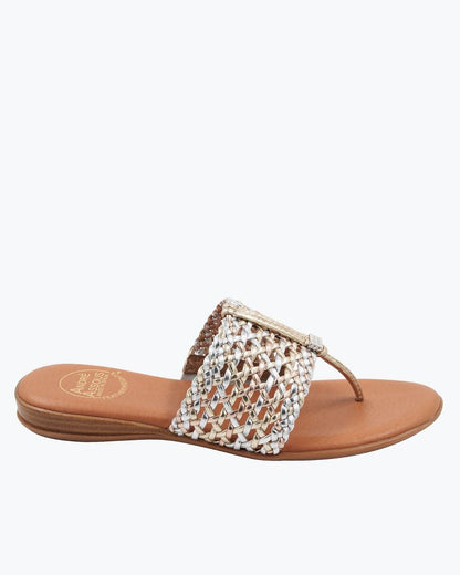 André Assous Nice Featherweights™ Metallic Sandals - Tommy Bahama Women