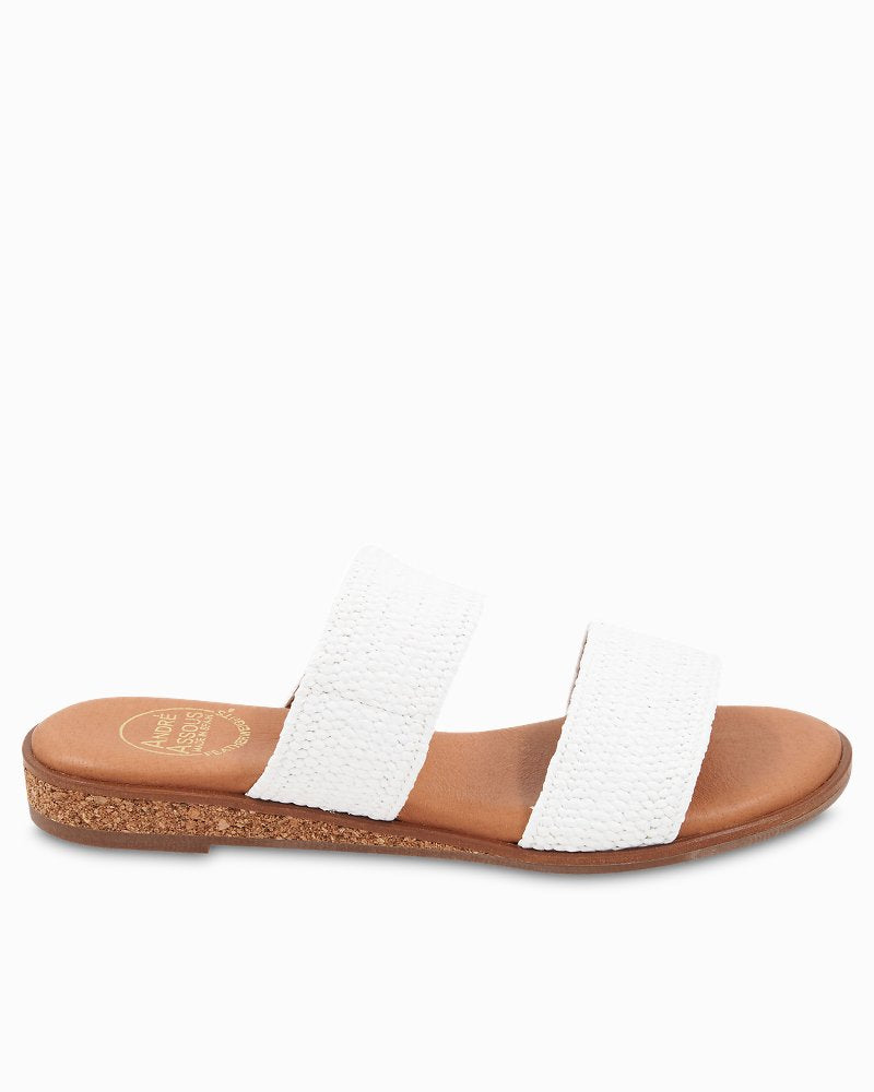 André Assous Galia Stretch Raffia Sandals - Tommy Bahama Women