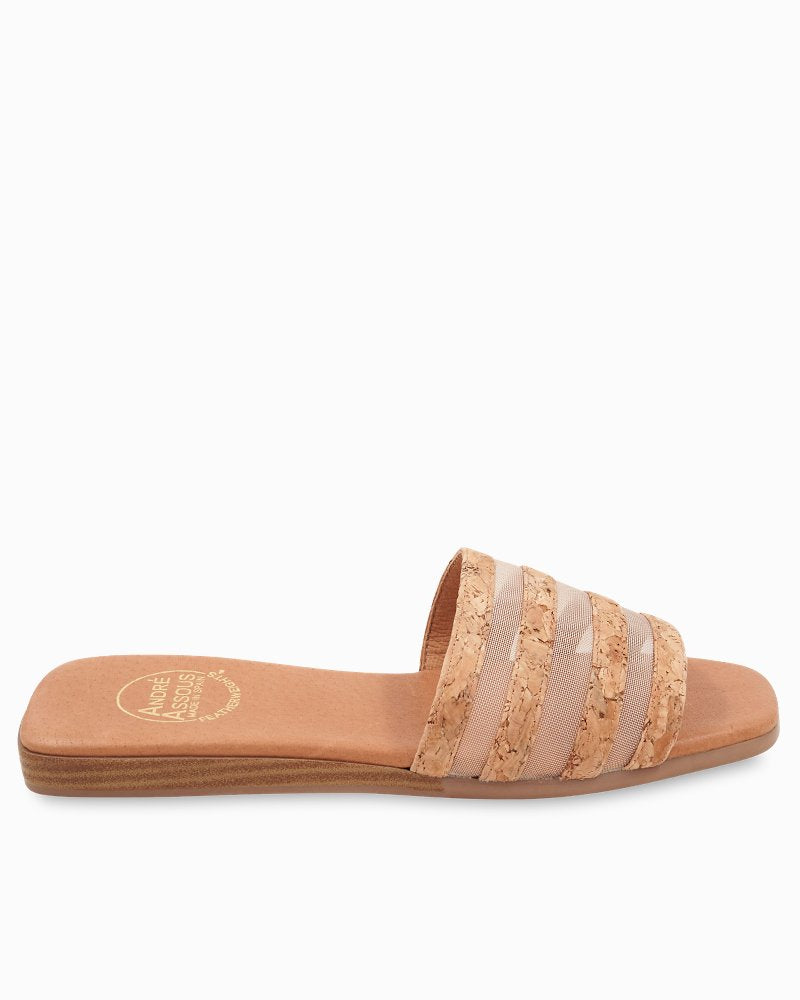 André Assous Kaila Cork & Mesh Sandals - Tommy Bahama Women