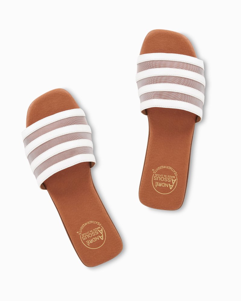 André Assous Kaila Nappa Leather & Mesh Sandals - Tommy Bahama Women