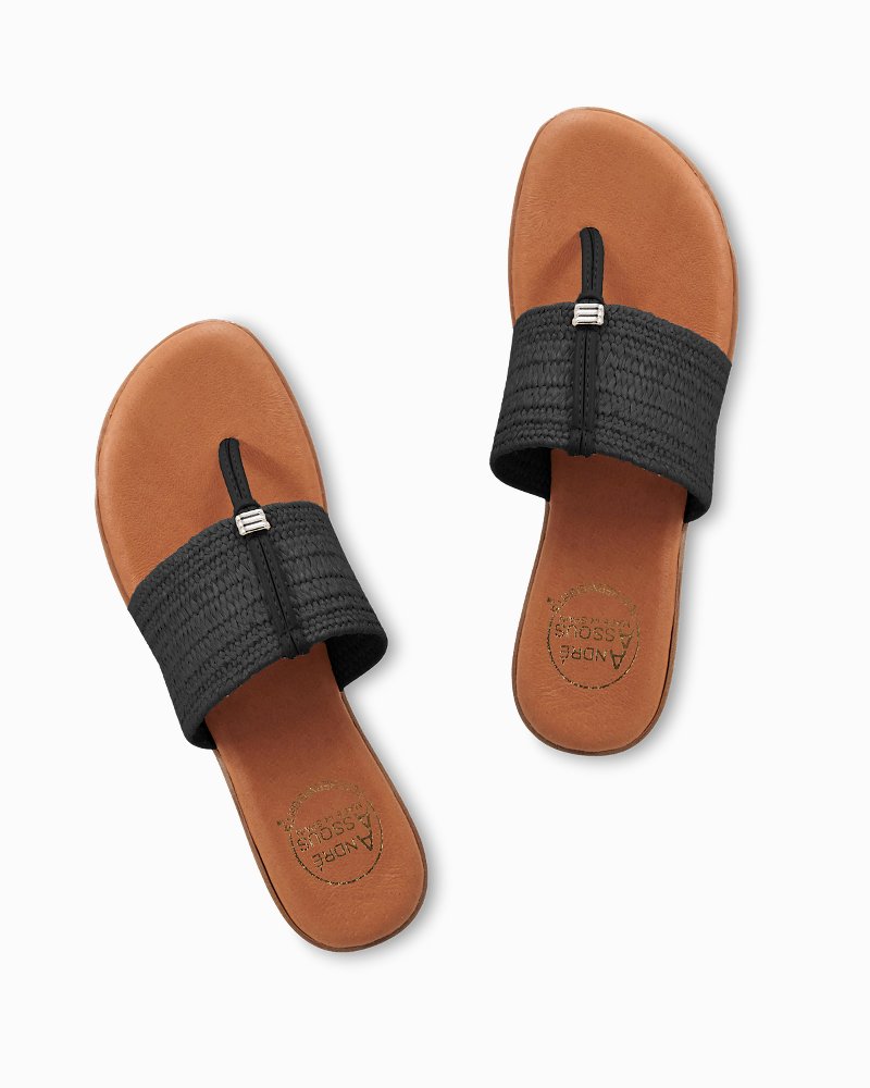 André Assous Nice Stretch Raffia Featherweights™ Sandals - Tommy Bahama Women