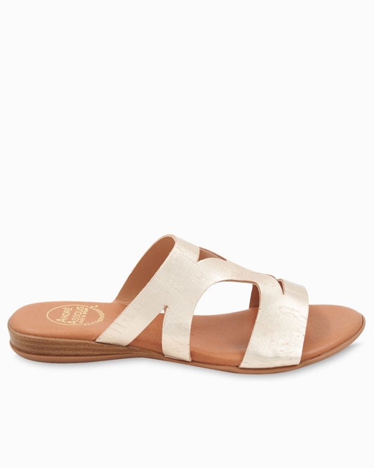 André Assous Nailea Metallic Cork Sandals - Tommy Bahama Women
