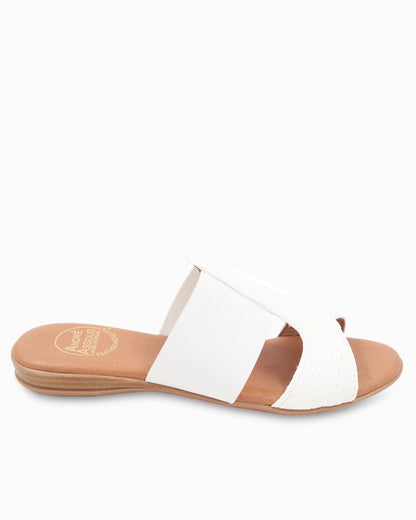 André Assous Noor Raffia Stretch Sandals - Tommy Bahama Women