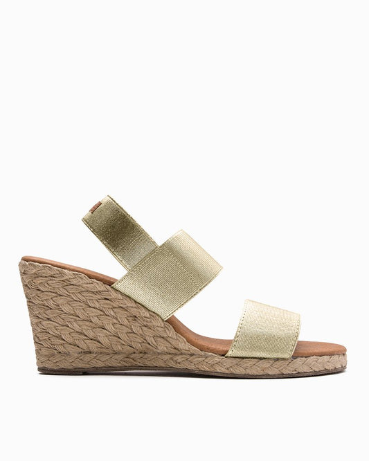 André Assous Allison Elastic Wedge Sandals - Tommy Bahama Women