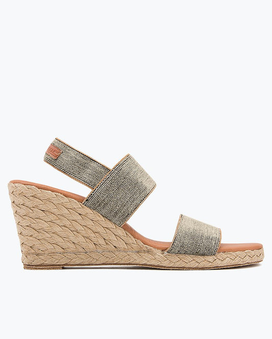 André Assous Allison Elastic Wedge Sandals - Tommy Bahama Women
