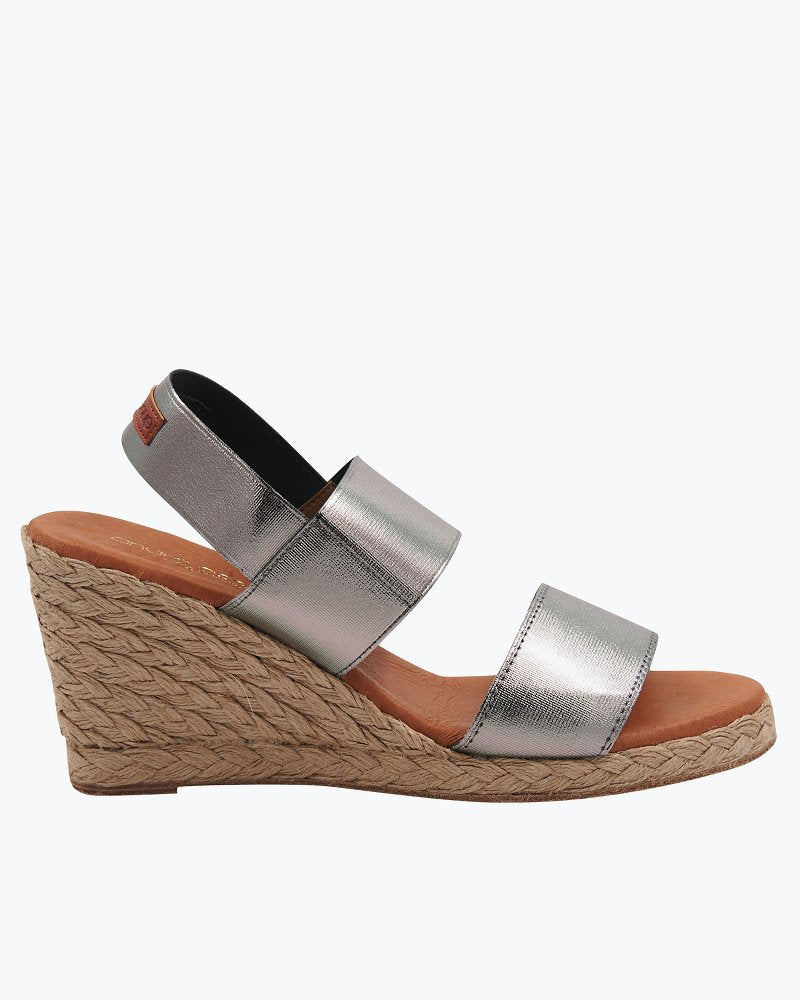 André Assous Allison Elastic Wedge Sandals - Tommy Bahama Women