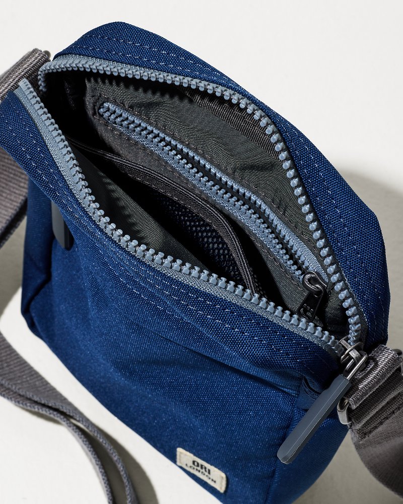 Bond Deep Blue Canvas Crossbody - Tommy Bahama Men|Beach & Home