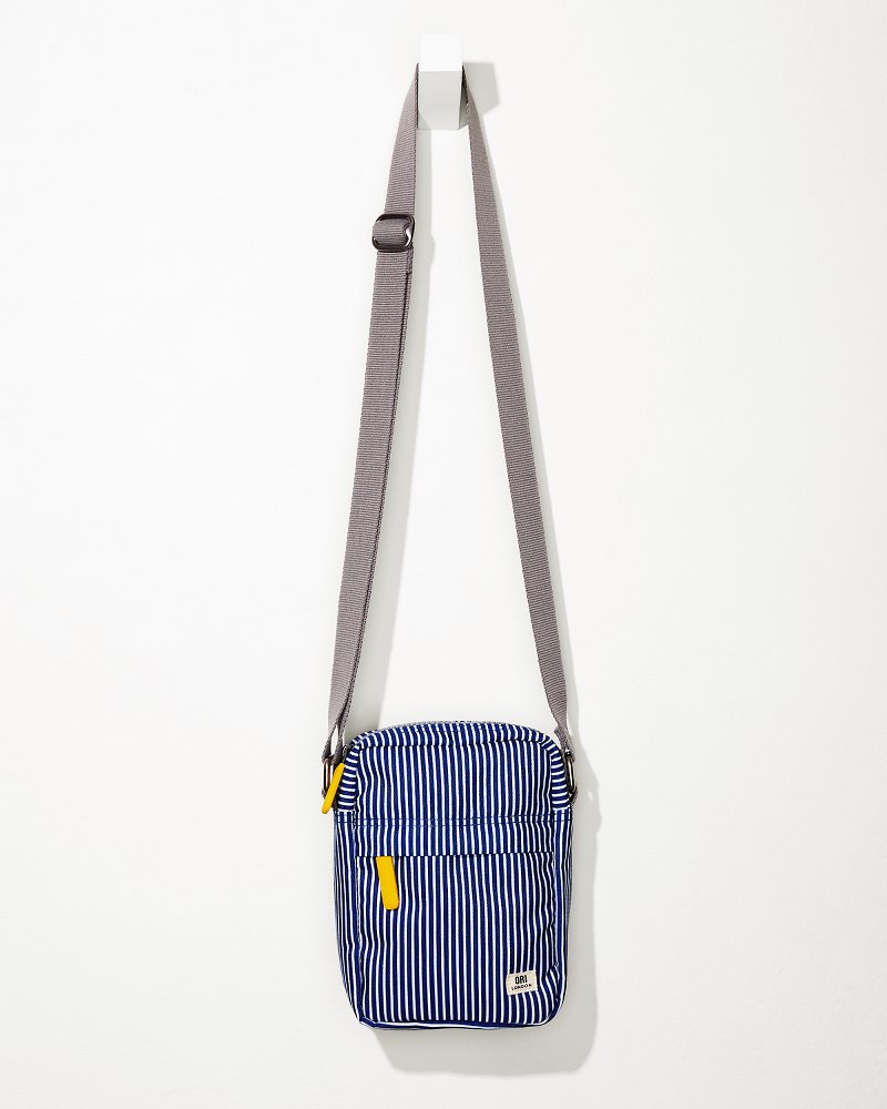 Bond Hickory Stripe Canvas Crossbody - Tommy Bahama Men|Women|Beach & Home