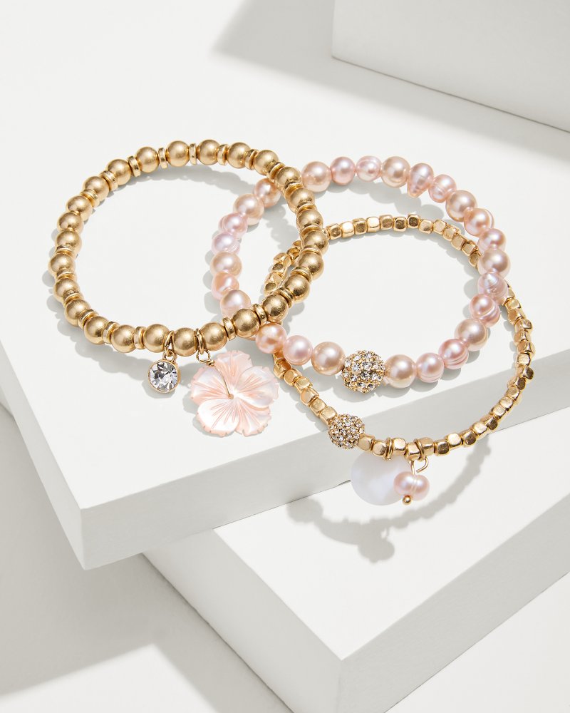 Tropical Blooms Stretch Charm Bracelet Set - Tommy Bahama Women