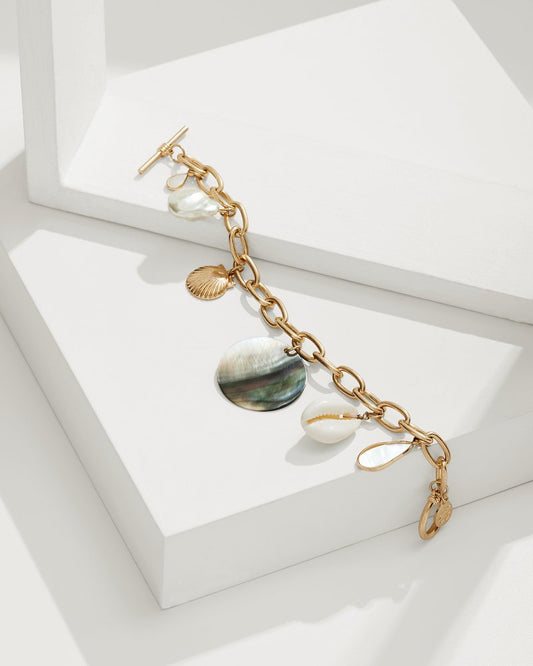 Seaside Link Shell Charm Bracelet - Tommy Bahama Women