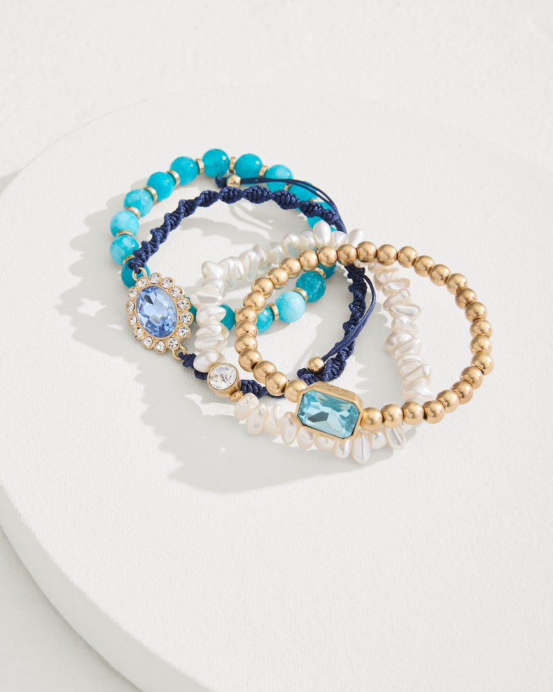 Tidal Treasure Pearl and Semi-Precious Stone Bracelet Set - Tommy Bahama Women