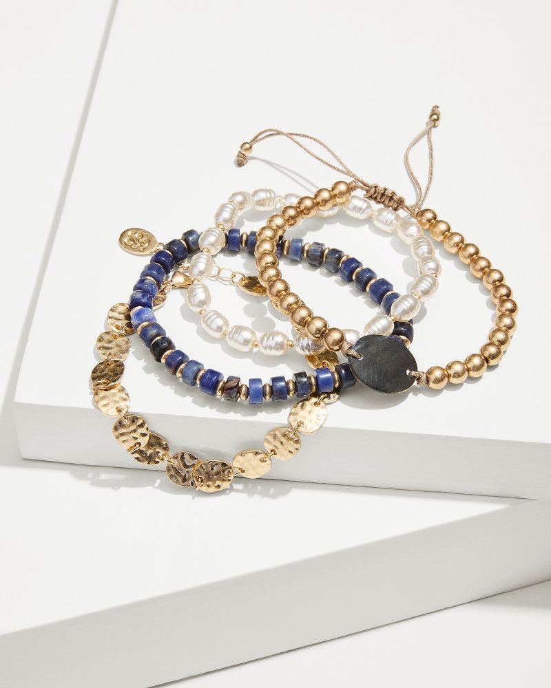 Indigo Shore Mixed Materials Bracelet Set - Tommy Bahama Women