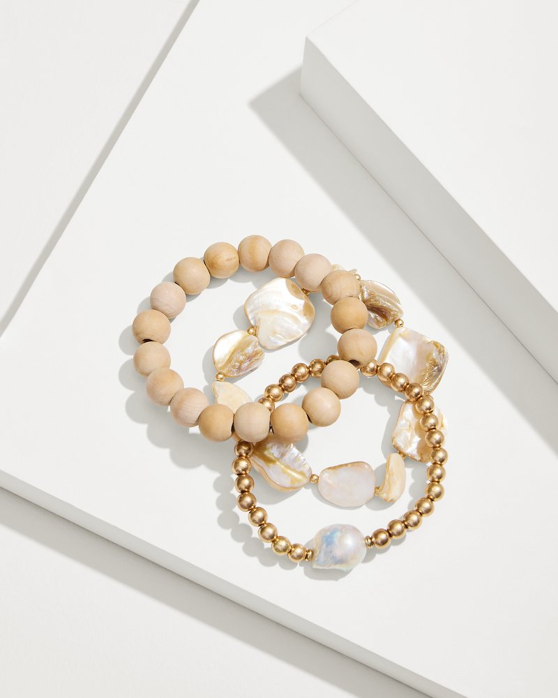 Indigo Shore Mother of Pearl & Shell Bracelet Set - Tommy Bahama Women