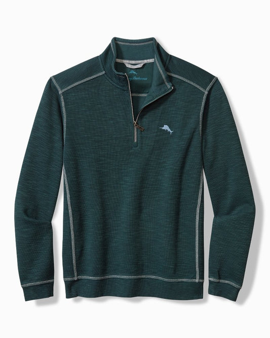 Big & Tall Tobago Bay Half-Zip Sweatshirt - Tommy Bahama Men